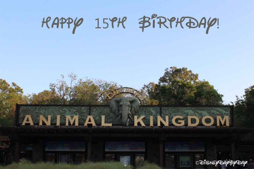 Happy 15th Birthday Animal Kingdom