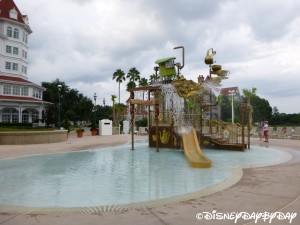 Grand Floridian Mad Hatter Splash Area  072013 - 2