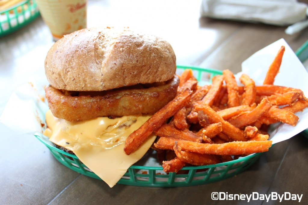 Disneyland Pioneer Chili Cheeseburger