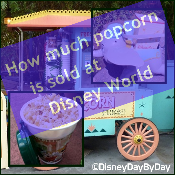 How much Popcorn at Disney World - DisneyDayByDay