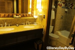 Animal Kingdom Lodge - Room - Bathroom - 1 - DisneyDayByDay