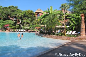 Animal Kingdom Lodge - Uzima Pool- 2 - DisneyDayByDay