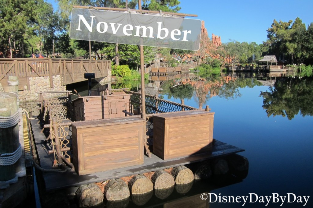 November Disney Calendar 4 - DisneyDayByDay