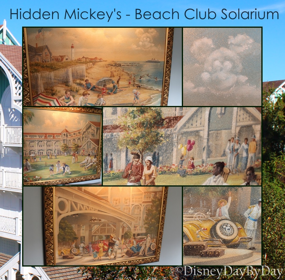 Hidden Mickey - Beach Club Solarium
