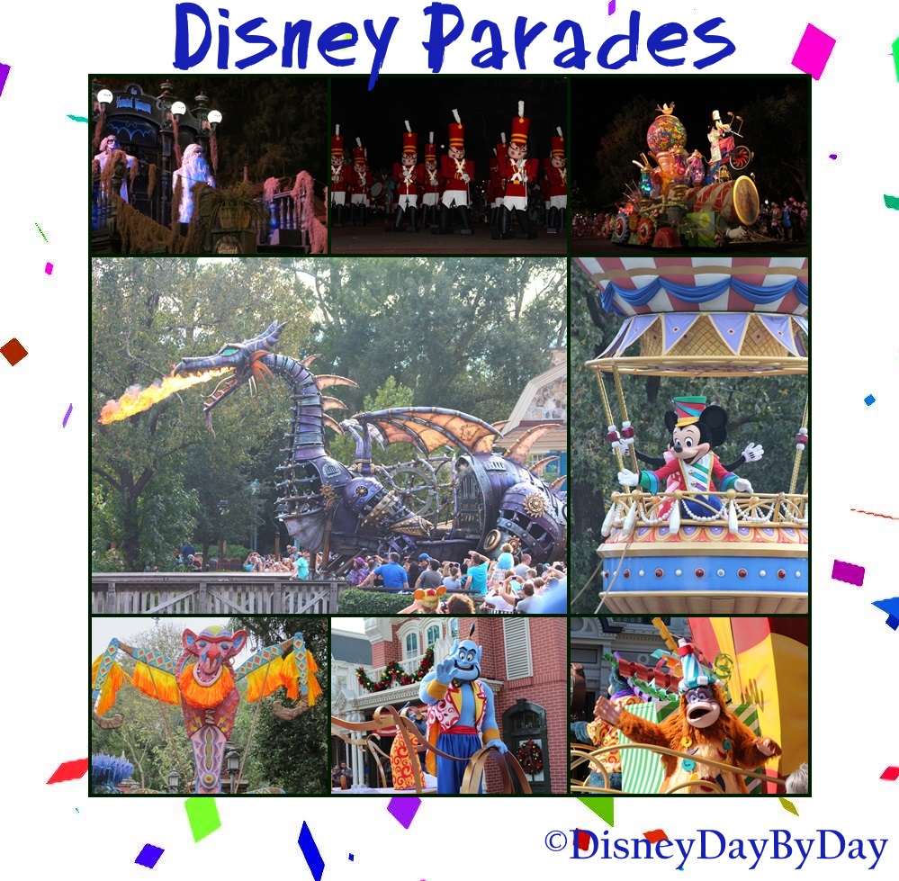 Parades at Disney - DisneyDayByDay