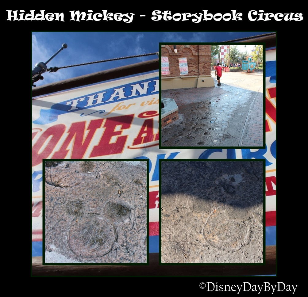 Hidden Mickey - Storybook Circus - DisneyDayByDay