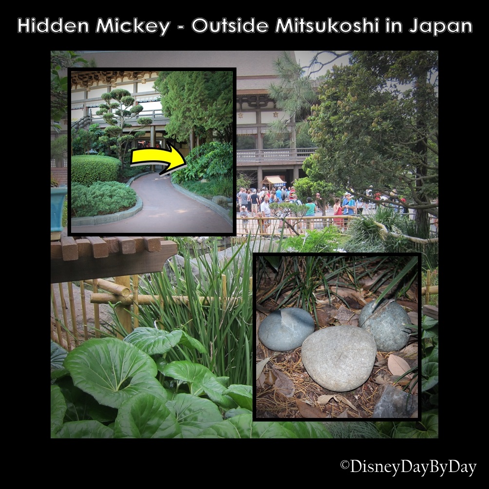 Hidden Mickey - Japan - Epcot - DisneyDayByDay