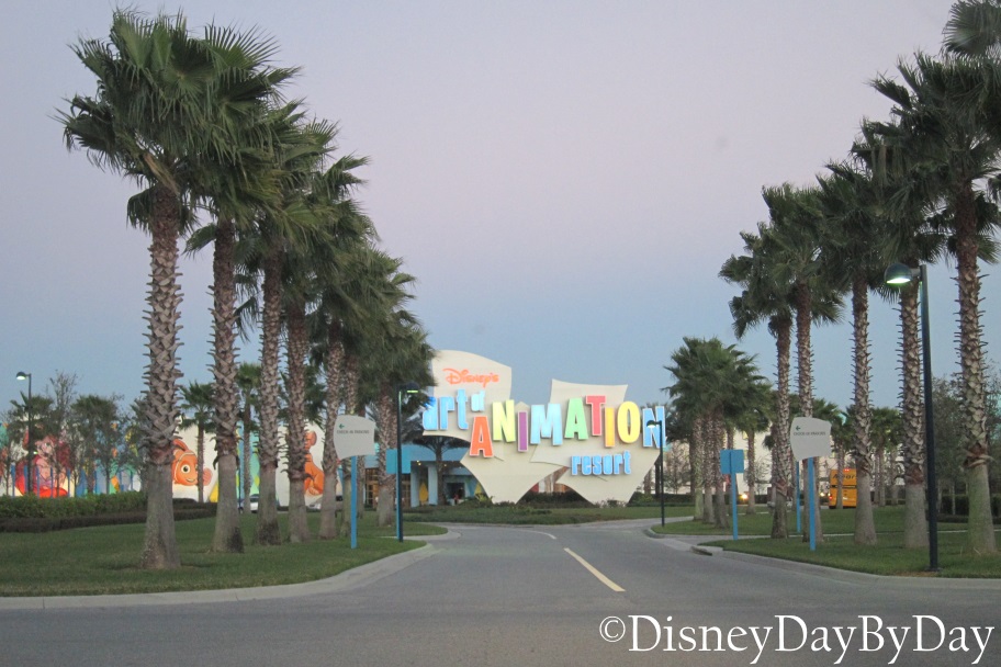 Walt Disney World Lodging - Art of Animation - Entrance 3 - DisneyDayByDay