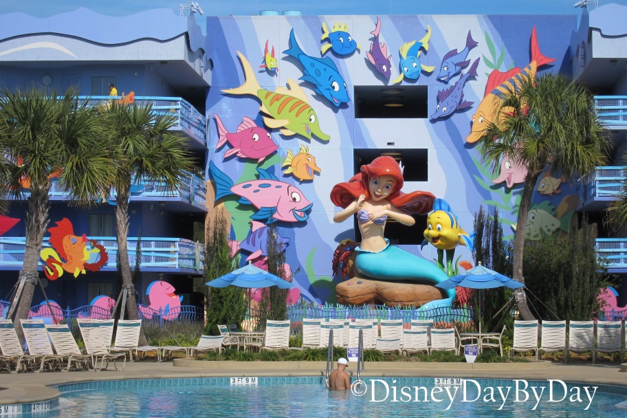 Walt Disney World Lodging - Art of Animation - Little Mermaid 5 - DisneyDayByDay
