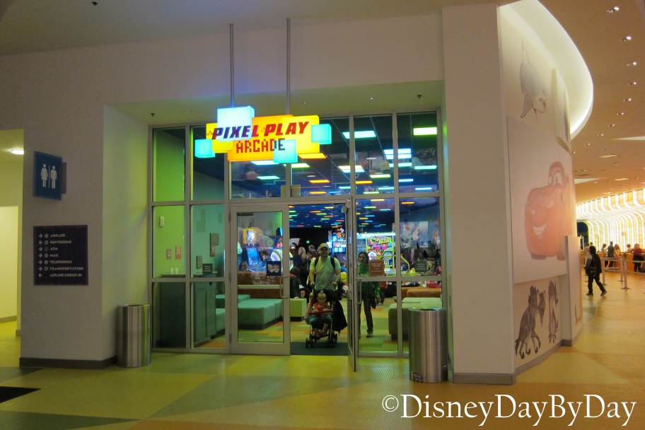 Walt Disney World Lodging - Art of Animation - Pixel Play Arcade 1 - DisneyDayByDay