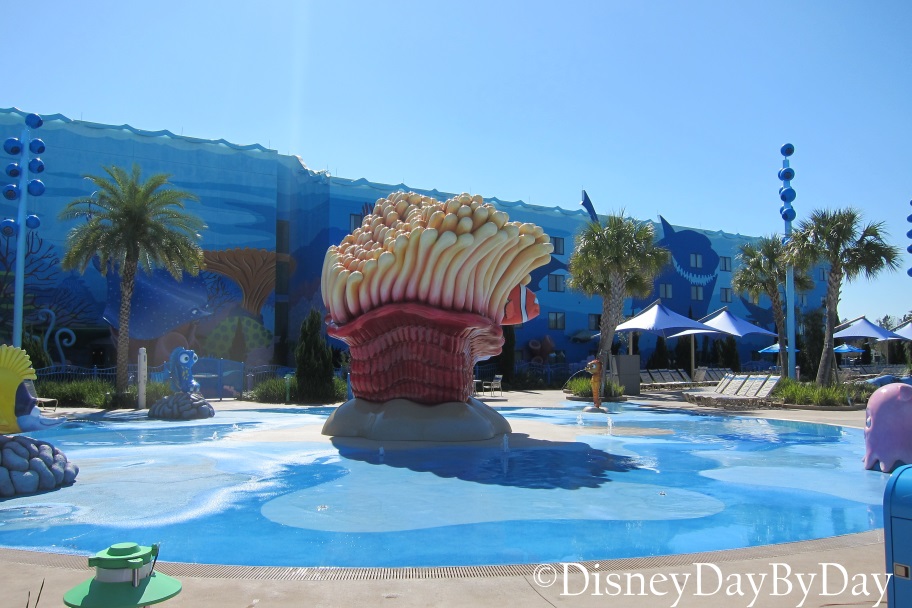 Walt Disney World Lodging - Art of Animation - The Big Blue Pool 3 - DisneyDayByDay