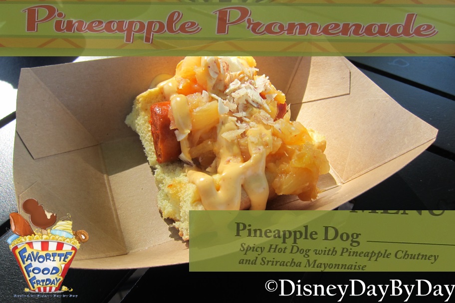 Pineapple Dog - Epcot Flower and Garden Festival - DisneyDayByDay