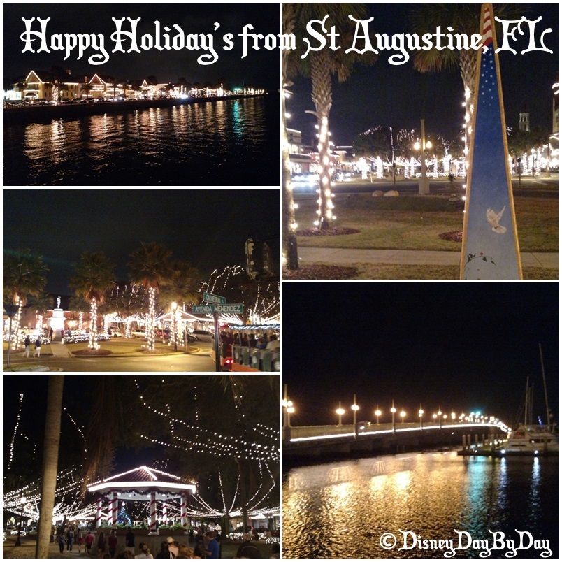 Happy Holidays - Wordless Wednesday - Saint Augustine - DisneyDayByDay