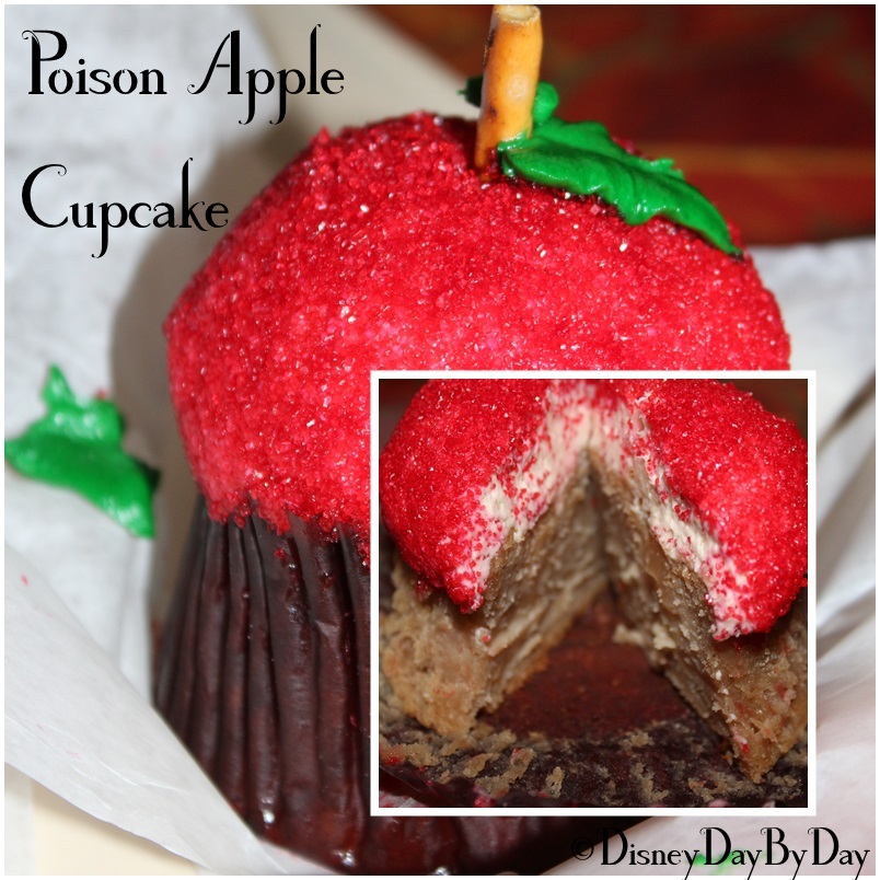 Poison Apple Cupcake - Favorite Food Friday - DisneyDayByDay