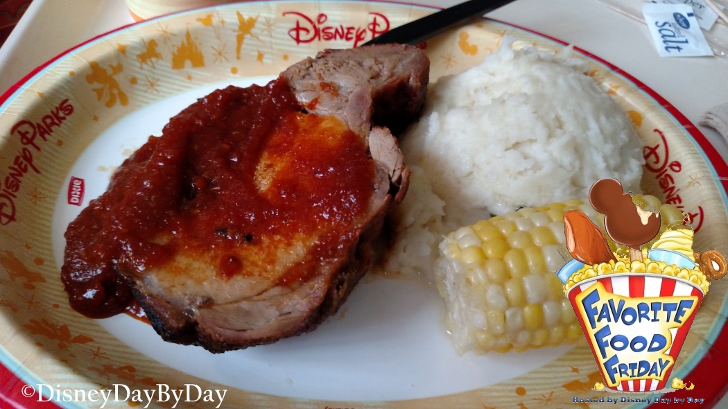 Slow Roasted Pork Chop - Favorite Food Friday - DisneyDayByDay
