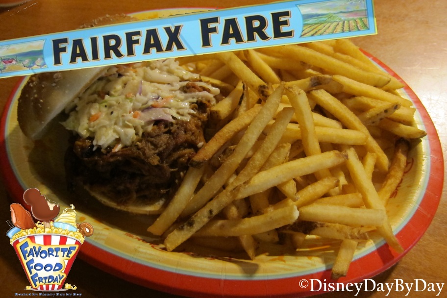 Fairfax Fare - Hollywood Studios - BBQ Sandwich - DisneyDayByDay